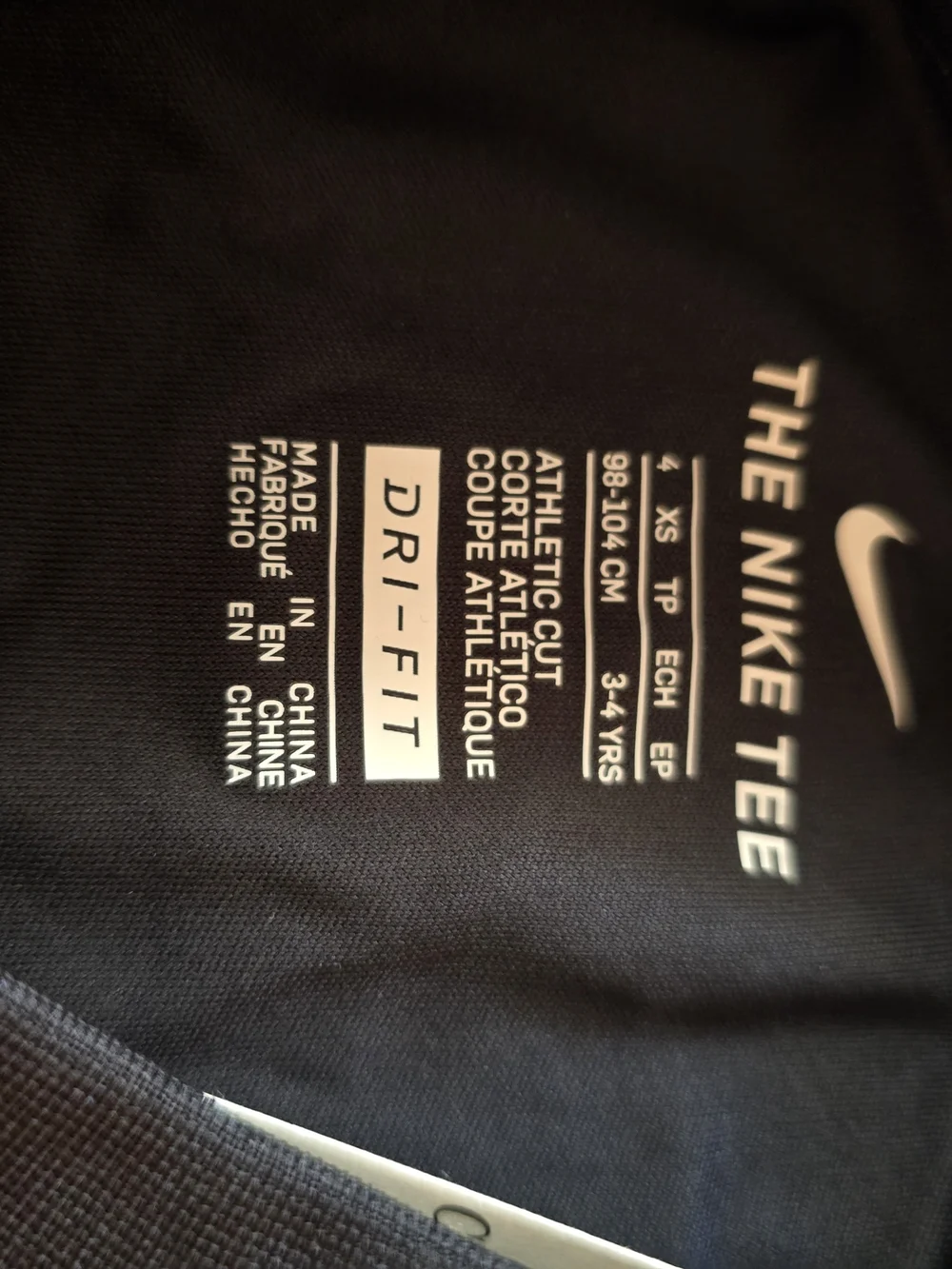 Nike Black 'Hyper Charged' Graphic Short Sleeve Tee